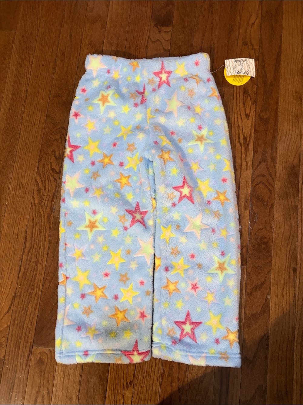 Cozy Star-Print Light Blue Kids Pajama Pants